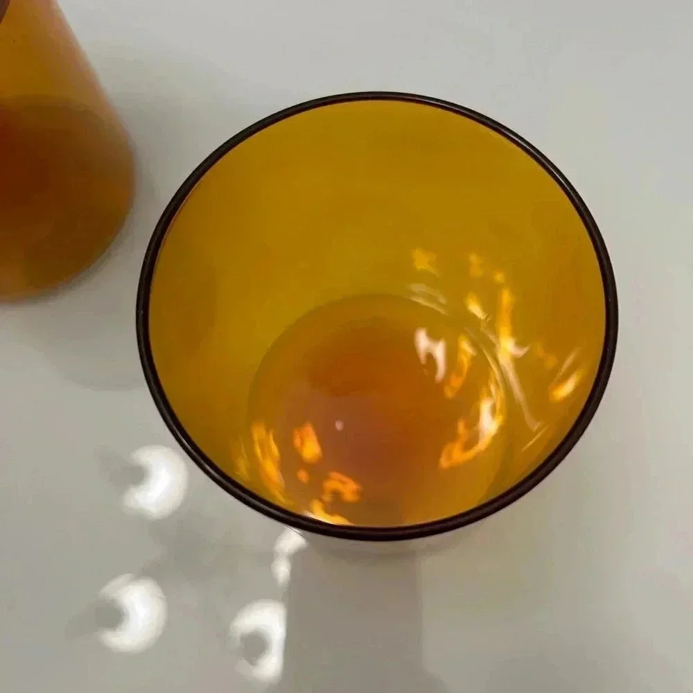Mod Acacia + Glass Set of 3 Jars